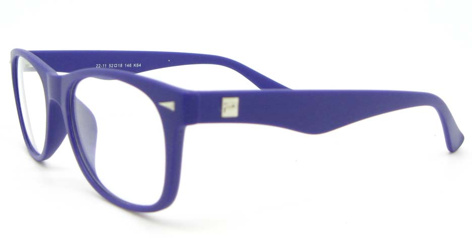 Purple plastic Wayfarer  glasses frame WLH-2212-K64