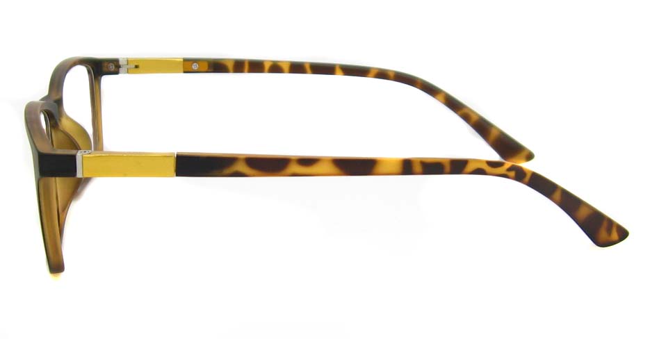 Tortoise Rectangular  TR90 glasses frame TD-MDL0001-GWS