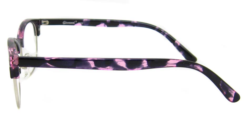 TR90 purple oval glasses frame SM-QDN90055-C3