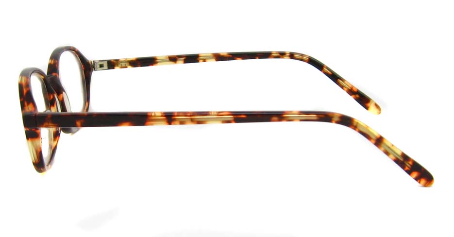 Tortoise Acetate oval  glasses frame HD-WMFM4061-HM