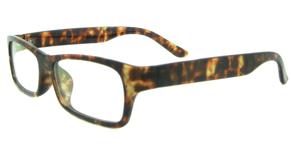 Tortoise Rectangular tr90 glasses frame YL-KDL8049-C3