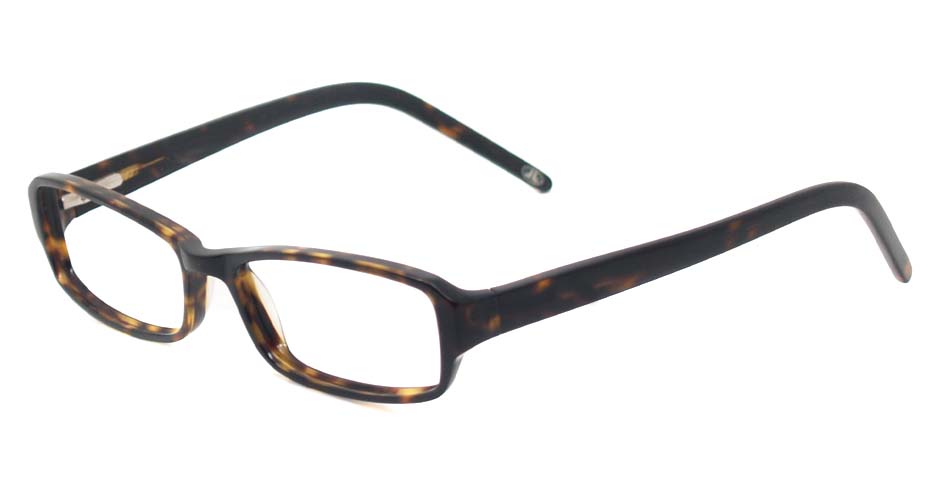 Tortoise acetate rectangular  glasses frame  HL-5465