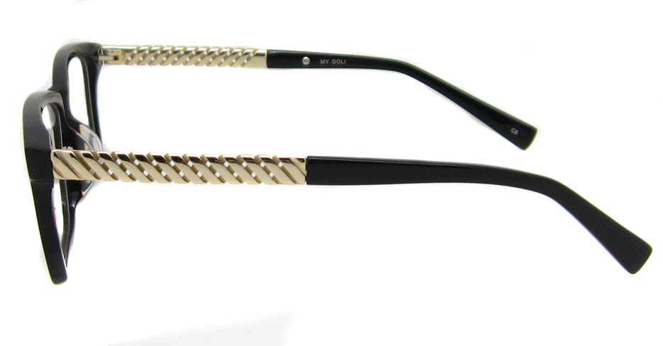 black blend Rectangular  glasses frame TD-MDL2215-C6
