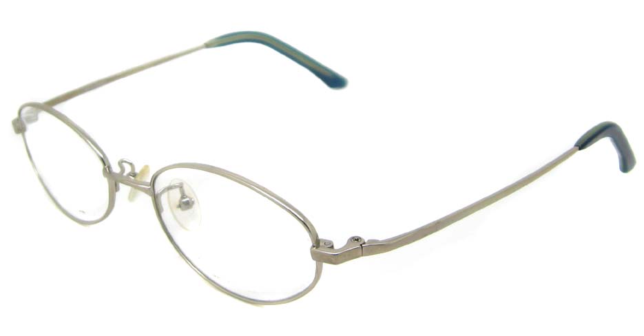 gold oval titanium glasses frame HL-B2017-E02